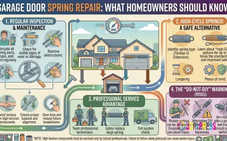 Garage Door Spring Repair: What Homeowners Should Know