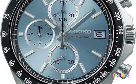 Discover the Elegant Seiko Spirit Ice Blue Tiffany Chronograph SBTR029 at Shopping In Japan
