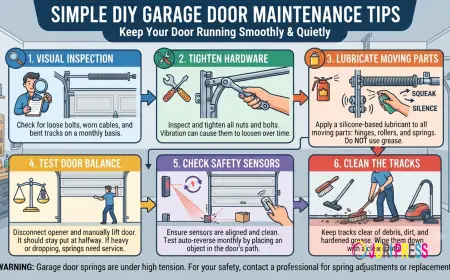 Simple DIY Garage Door Maintenance Tips