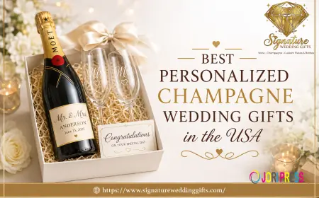 Best Personalized Champagne Wedding Gifts in the USA: Luxury Gift Ideas Couples Will Treasure Forever