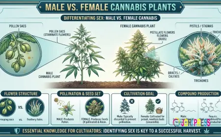 Male vs. Female Cannabis Plants