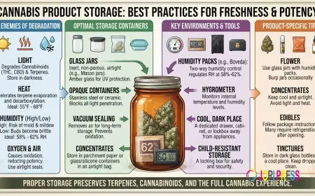 Cannabis Product Storage: Best Practices for Freshness