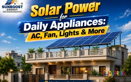 Solar Power for Daily Appliances: AC, Fan, Lights & More