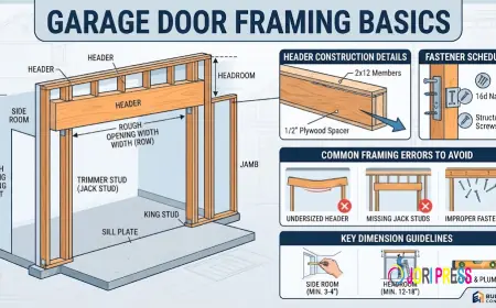 Garage Door Framing Basics