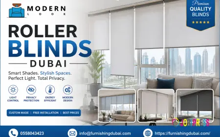 Roller Blinds Dubai – Premium Custom Roller Blinds by FurnishingDubai