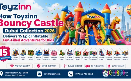 Toyzinn Bouncy Castle Dubai 2026: 15 Epic Inflatable Kids