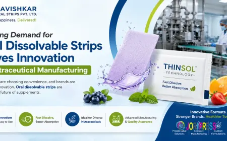 Growing Demand for Oral Dissolvable Strips Drives Innovation in Nutraceutical Manufacturing