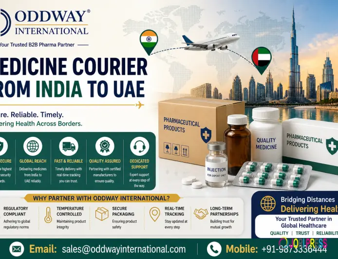 Courier Medicines from India to UAE for Healthcare Buyers - Oddway