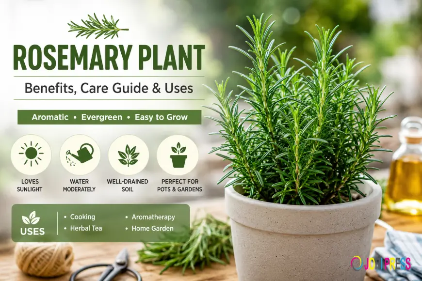 Rosemary Plant: Benefits, Care Guide, Uses & Growing Tips