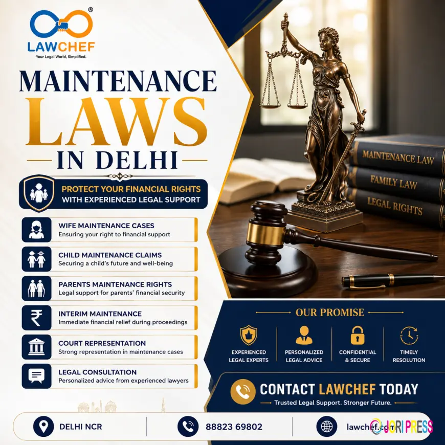 Maintenance Laws in Delhi | Expert Maintenance Lawyers for Wife, Child & Parents