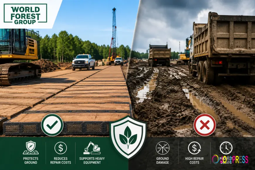 How to Avoid Costly Ground Damage with Timber Mats?