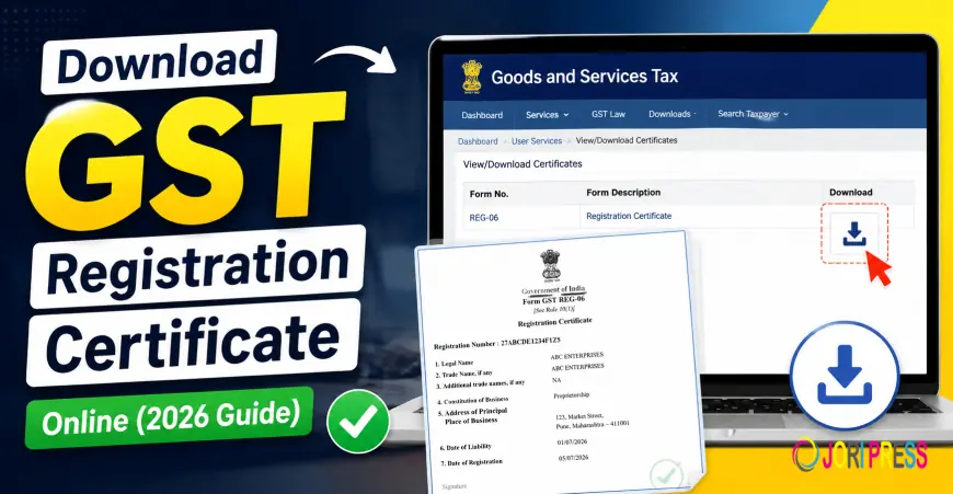 How to Download GST Certificate Online (2026): Step-by-Step Guide