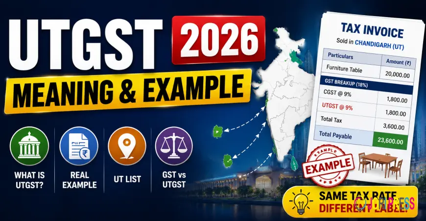 What Is UTGST? Meaning, Applicability & Tax Rates Explained (2026)