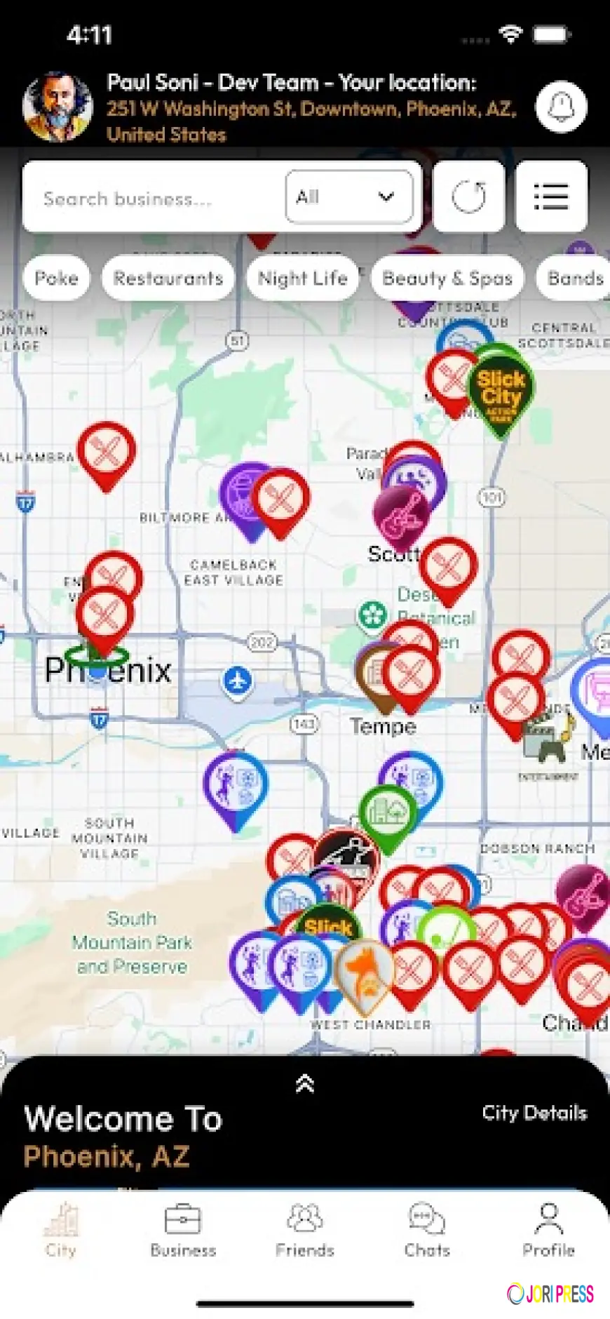 Glimsp - Find things to do, discover nearby places, dining, happy hours, live music & more.