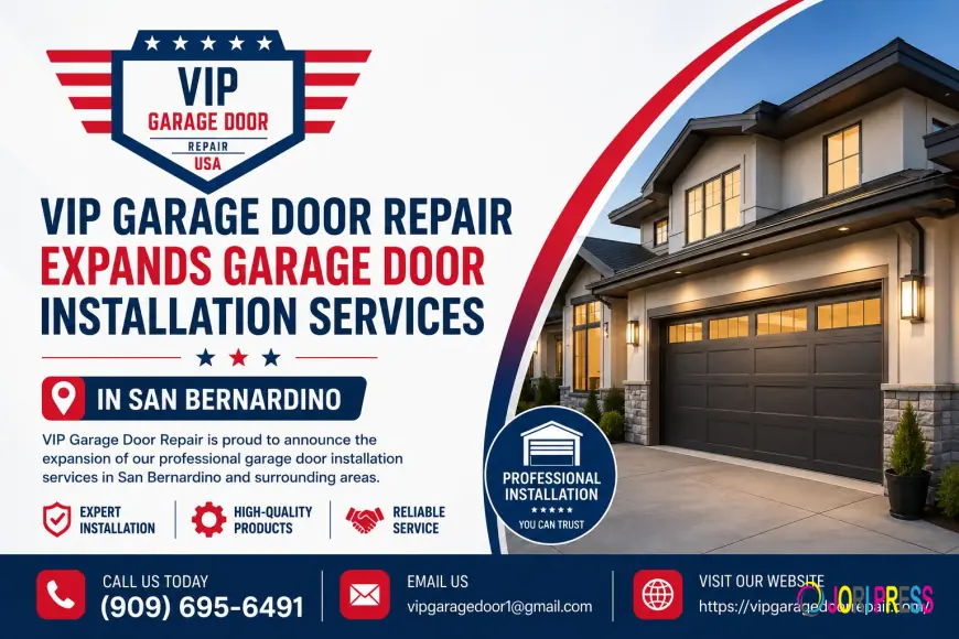 VIP Garage Door Repair Expands Garage Door Installation Services in San Bernardino