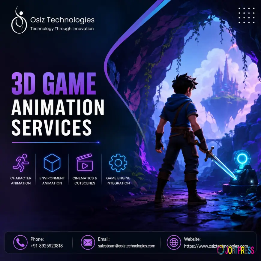 Growing Impact of 3D Game Animation Services in Today's Gaming Industry