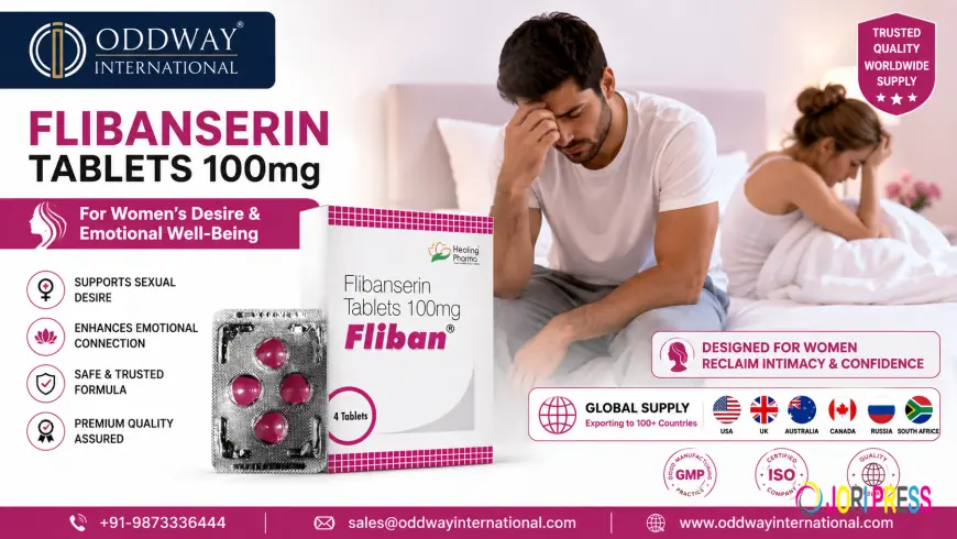 Affordable Flibanserin 100 mg Tablet Price in USA for Wholesale Buyers