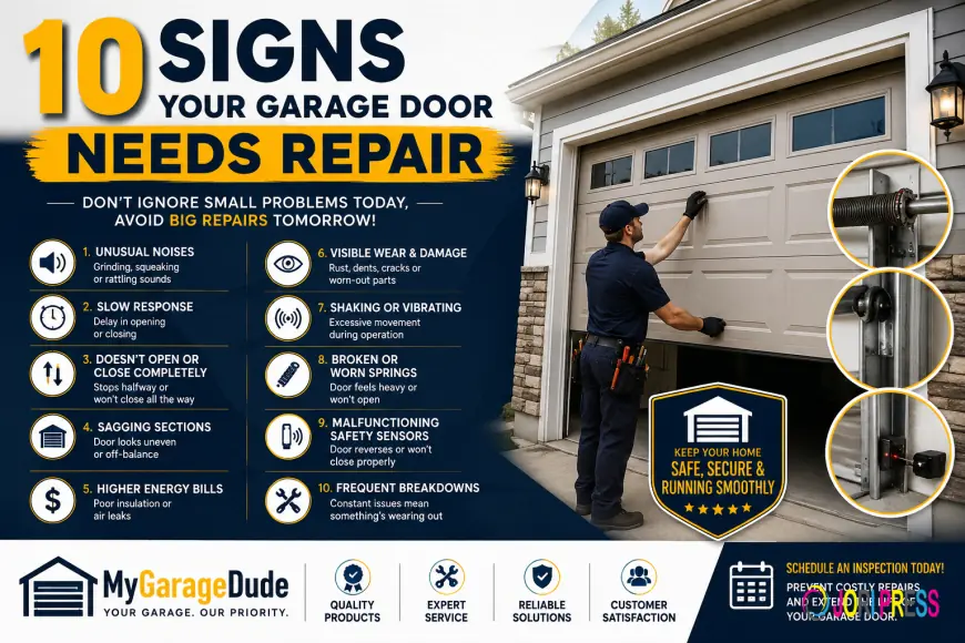 10 Signs Your Garage Door Needs Repair