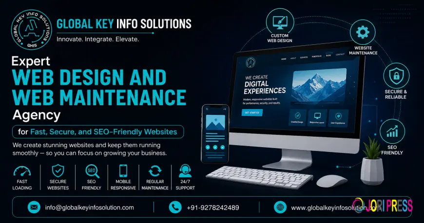 Expert Web Design and Web Maintenance Agency for Fast, Secure, and SEO-Friendly Websites