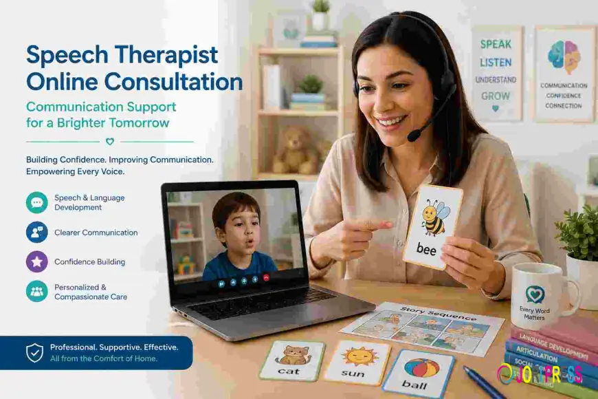 Speech Therapist Online Consultation for Effective Speech and Language Improvement
