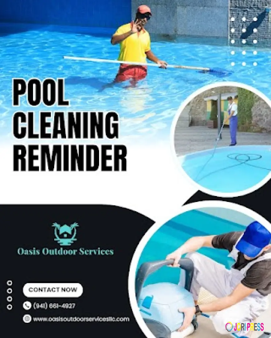 Oasis Outdoor Services LLC Provides Professional Pool Cleaning Services in Charlotte County, FL.