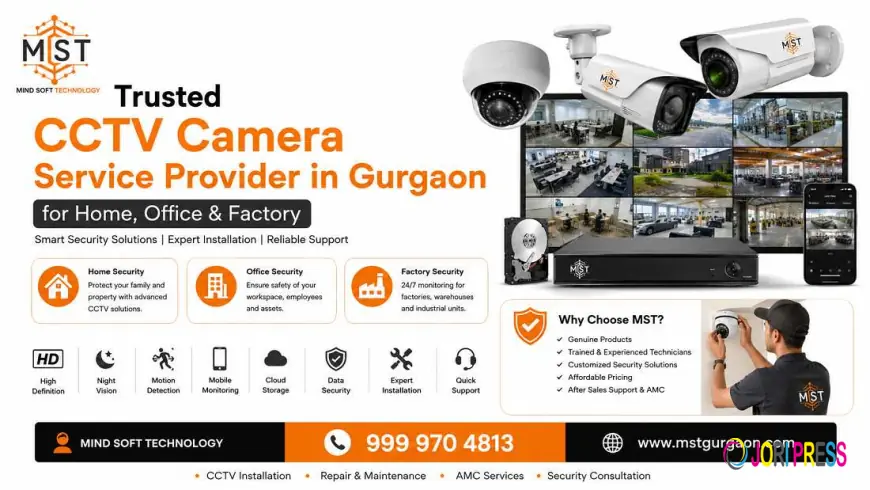 Top 5 CCTV Camera Service Providers in Gurgaon | Installation, Repair & AMC