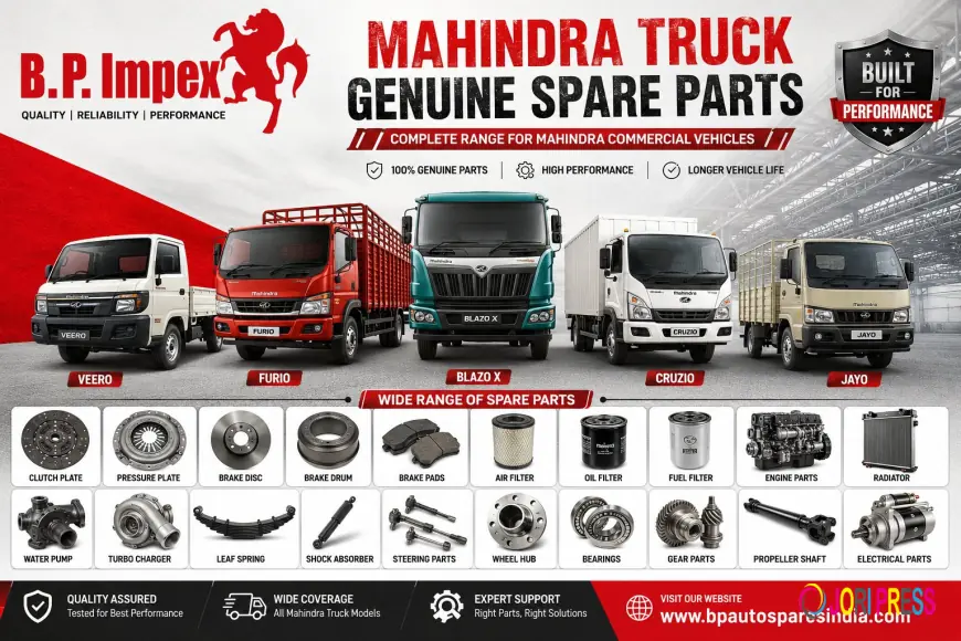 Common Mahindra Truck Maintenance Issues and the Best Spare Parts to Fix Them