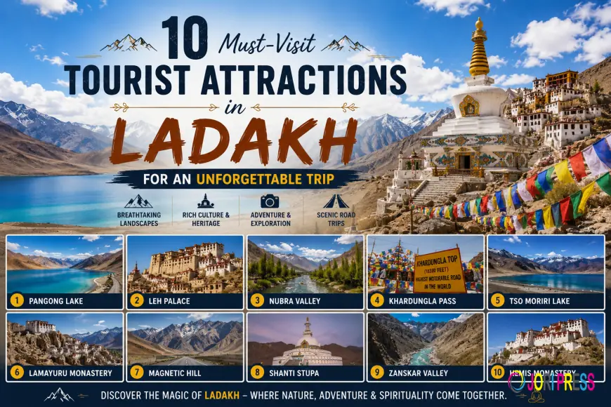 10 Must-Visit Tourist Attractions in Ladakh for an Unforgettable Trip