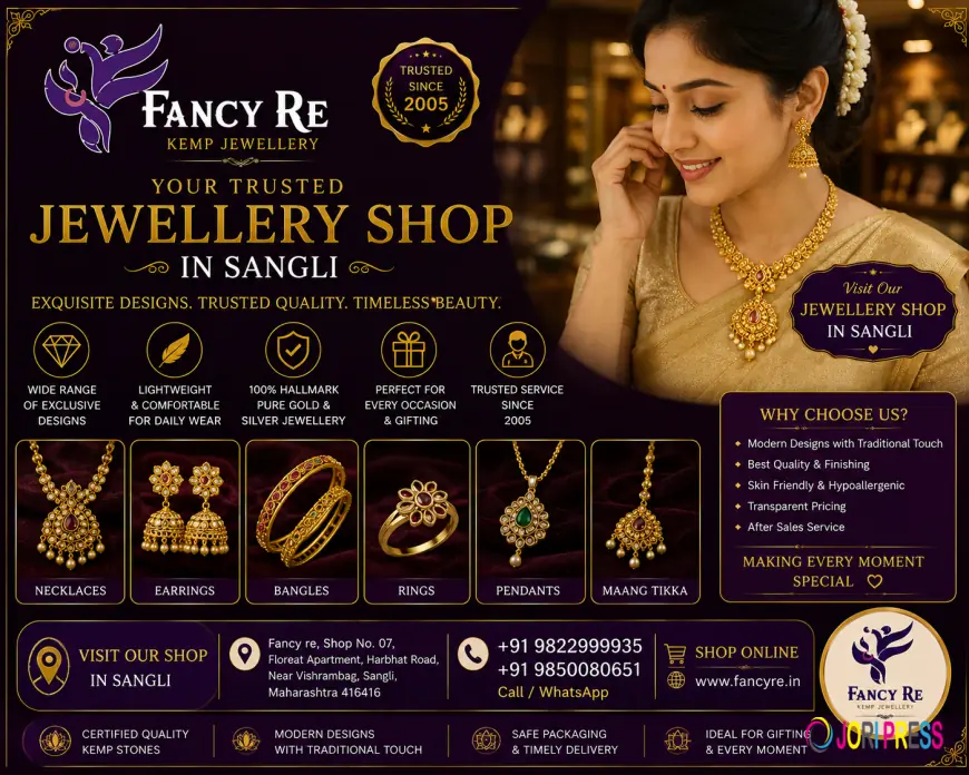 Jewellery Shop in Sangli – Elegant Designs for Every Occasion
