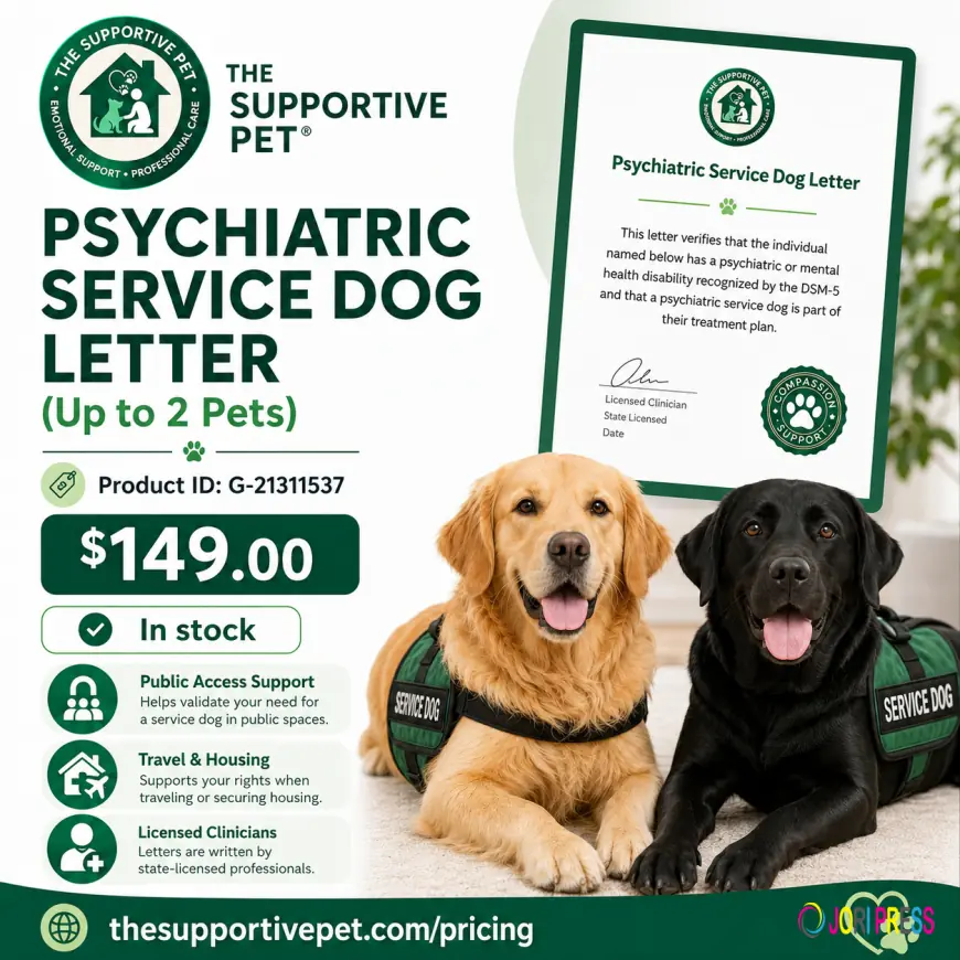 The Supportive Pet Launches Expanded Online ESA Letter Resources for Housing and Emotional Support Animal Evaluations