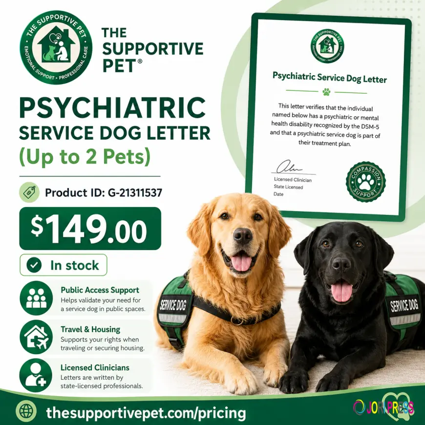 The Supportive Pet Launches Expanded Online ESA Letter Resources for Housing and Emotional Support Animal Evaluations
