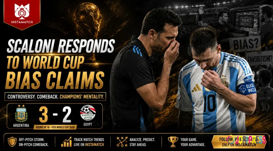 Scaloni Answers World Cup Fixing Claims: Follow the Story on Instamatch