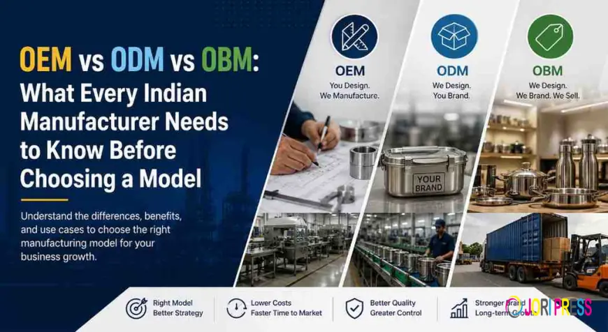 OEM vs ODM vs OBM: What Every Indian Manufacturer Needs to Know Before Choosing a Model