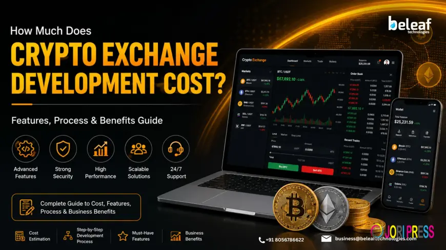How Much Does Crypto Exchange Development Cost? Features, Process & Benefits Guide