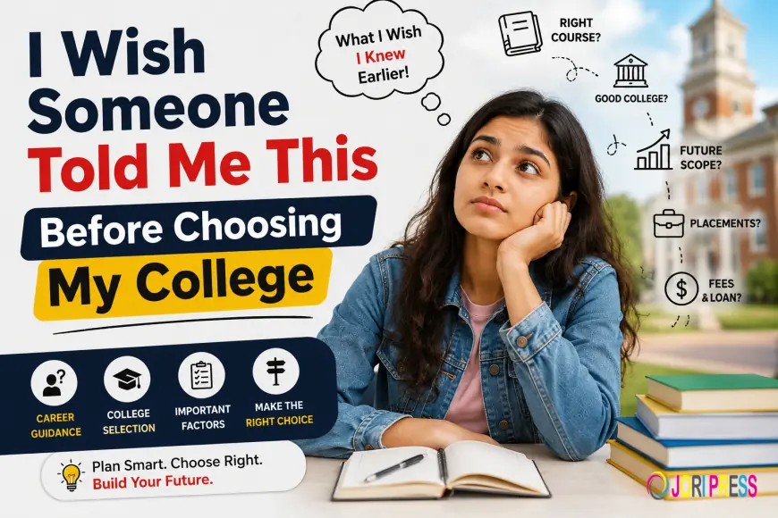 I Wish Someone Told Me This Before Choosing My College