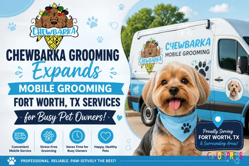 Chewbarka Grooming Expands Mobile Grooming Fort Worth, TX Services for Busy Pet Owners