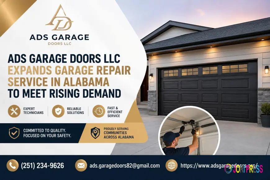 ADS Garage Doors LLC Expands Garage Repair Service in Alabama to Meet Rising Demand