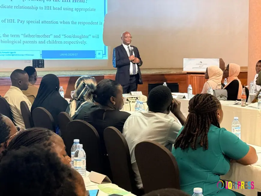 UBOS Trains 80 Data Collectors for the 9th Round of the Uganda National Household Survey 2026/27