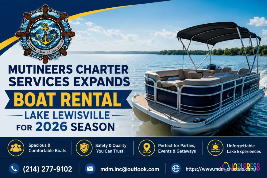 Mutineers Charter Services Expands Boat Rental Lake Lewisville for 2026 Season