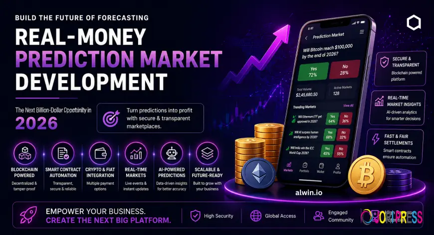Real-Money Prediction Market Development: The Next Billion-Dollar Opportunity in 2026