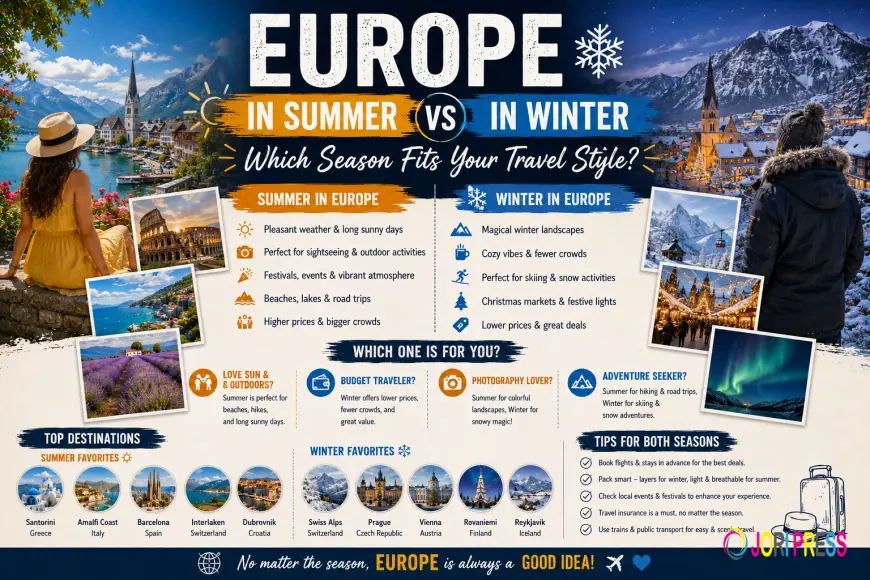 Europe in Summer vs Winter: Which Season Fits Your Travel Style?