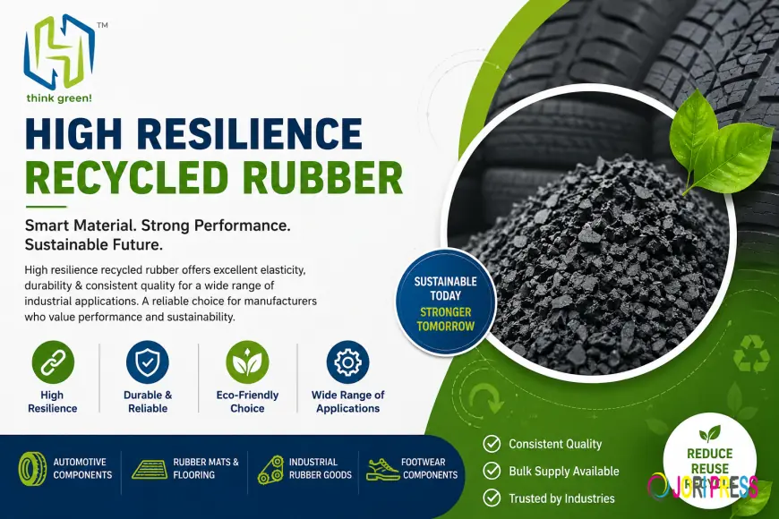 Why High Resilience Recycled Rubber Is a Smart Industrial Choice