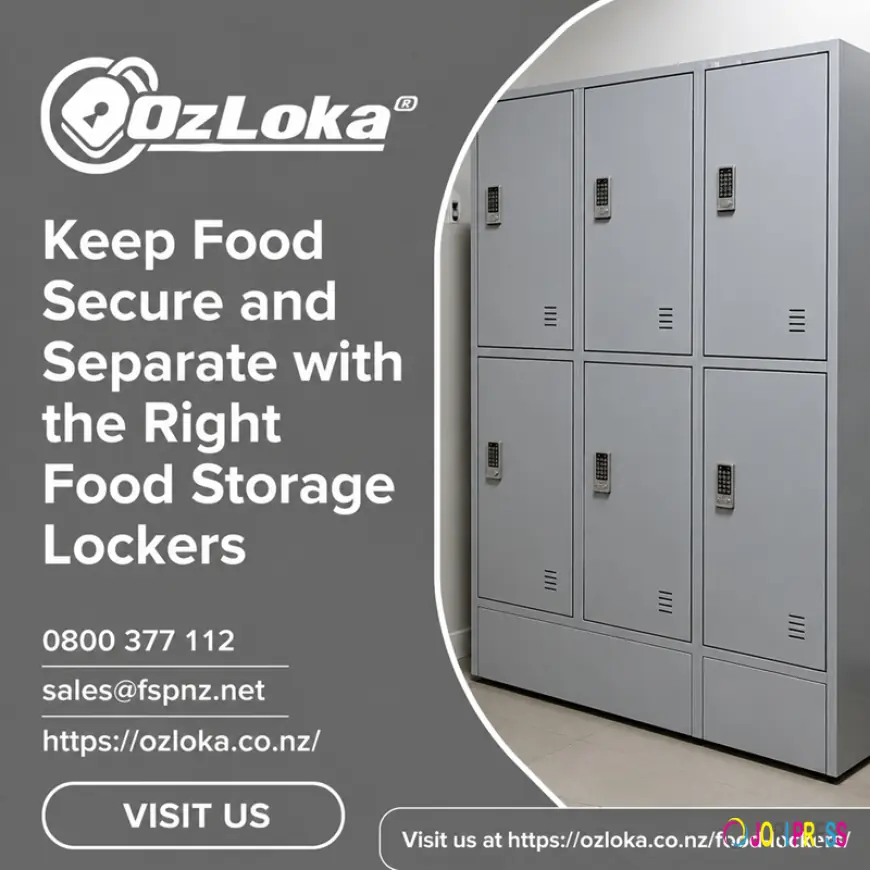 Keep Food Secure and Separate with the Right Food Storage Lockers