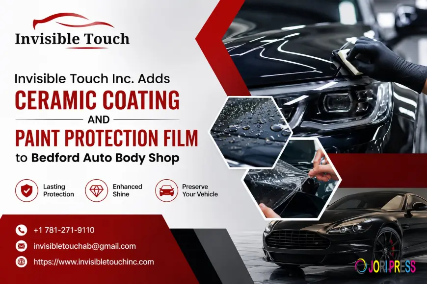 Invisible Touch Inc. Adds Ceramic Coating and Paint Protection Film to Bedford Auto Body Shop