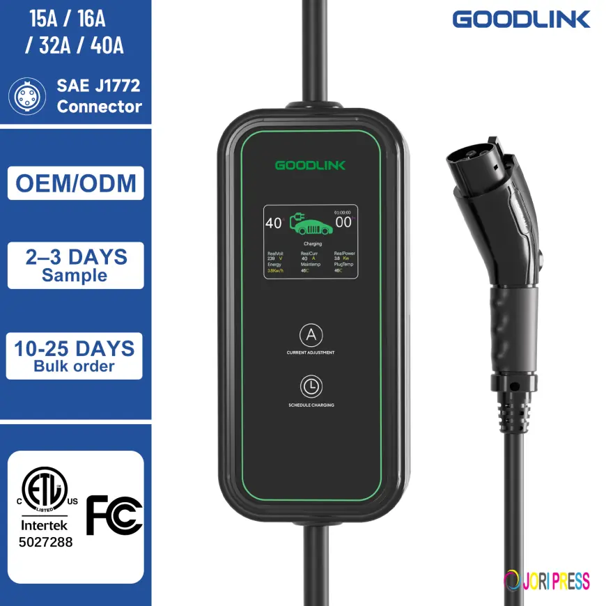 Smart EV Chargers with App Control: GOODLINK's IoT Solution