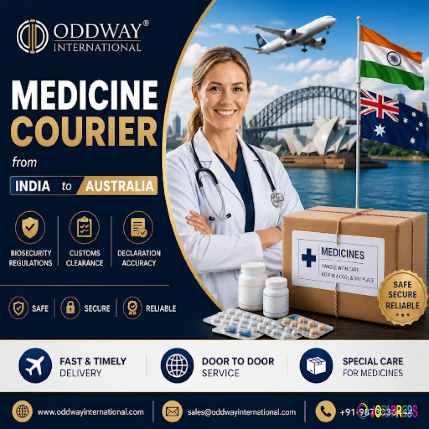 Medicine Courier from India to Australia: Fast & Compliant Shipping - Oddway
