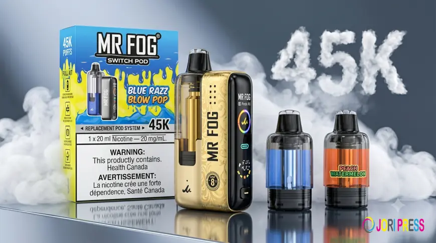 Mr Fog Vape | Buy Mr Fog Switch 45K Pods Kit & Aura 60K Puffs Online