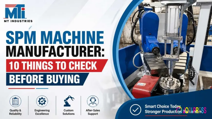 SPM Machine Manufacturer: 10 Things to Check Before Buying