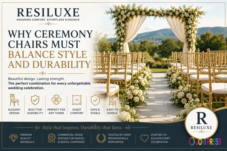 Why Ceremony Chairs Must Balance Style and Durability | Resiluxe