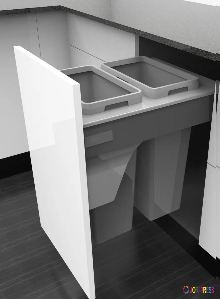 Pull Out Kitchen Waste Bins That Maximise Cabinet Space
